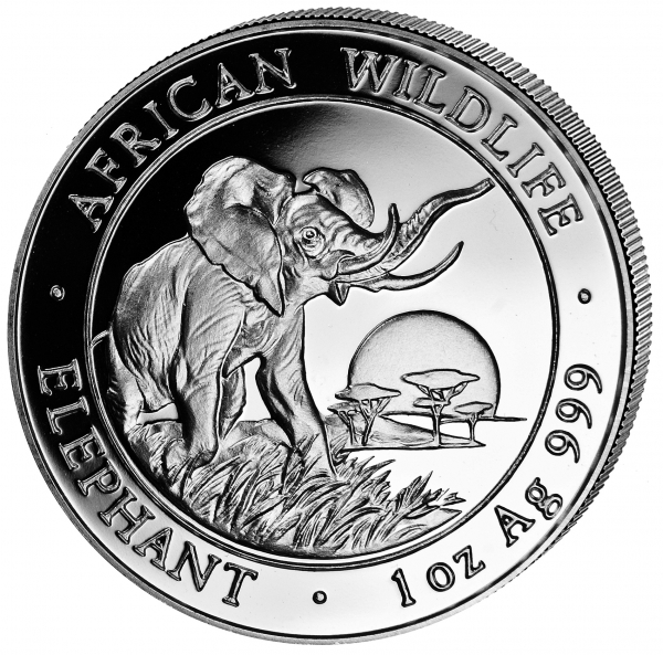1 Unze Silber Elefant 2009  ( Kein Internet-Verkauf )